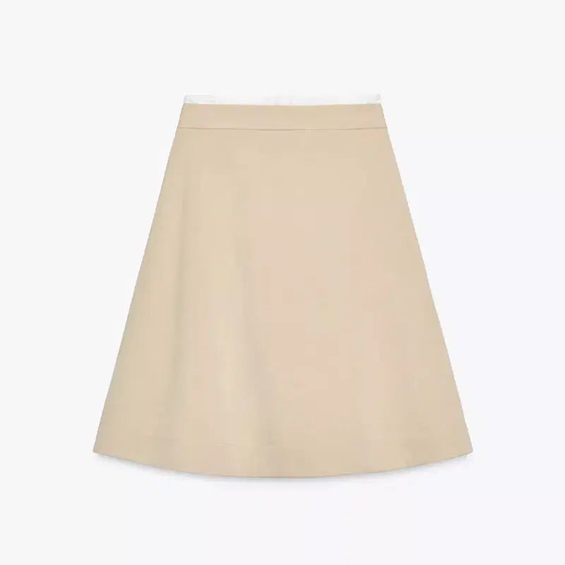 [SOLD OUT] ZARA 자라 레이어드 플리츠 미디 스커트