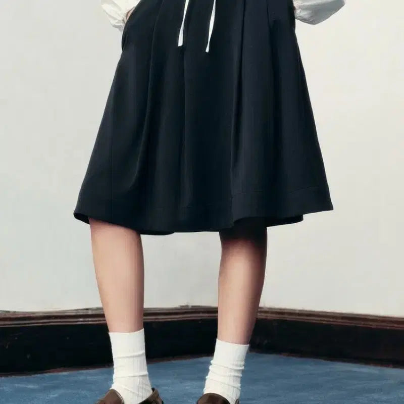 [SOLD OUT] ZARA 자라 레이어드 플리츠 미디 스커트