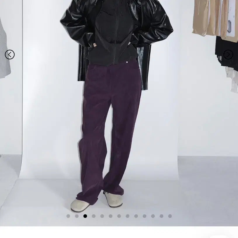 [BUNJANG] Hwi Eyelet Pants Purple / Hwi 휘 아일렛팬츠 퍼플