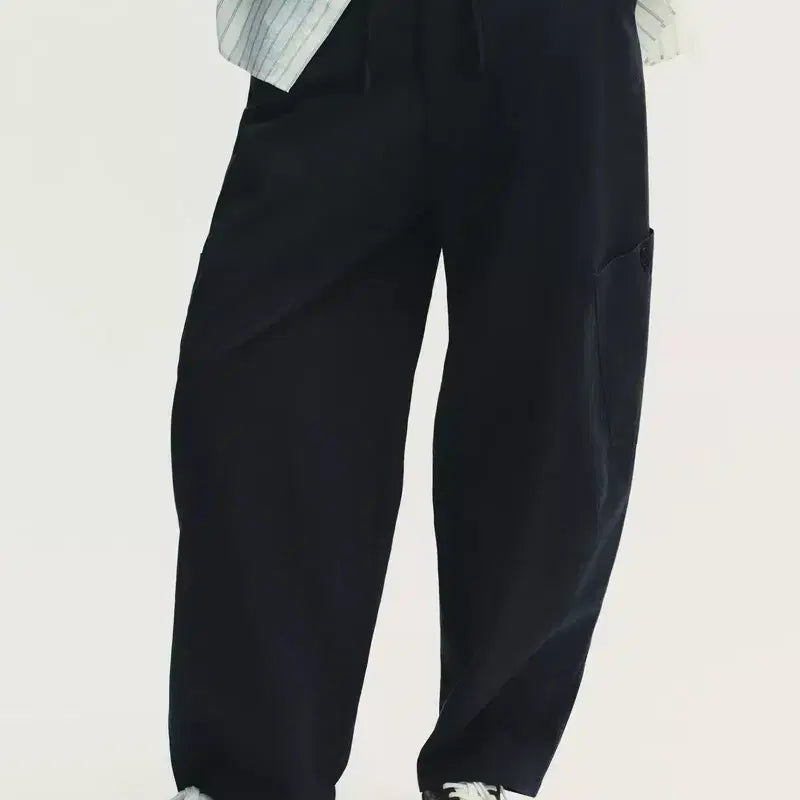 [SOLD OUT] ZARA 자라 배럴핏 벌룬 카고 팬츠 (블랙)