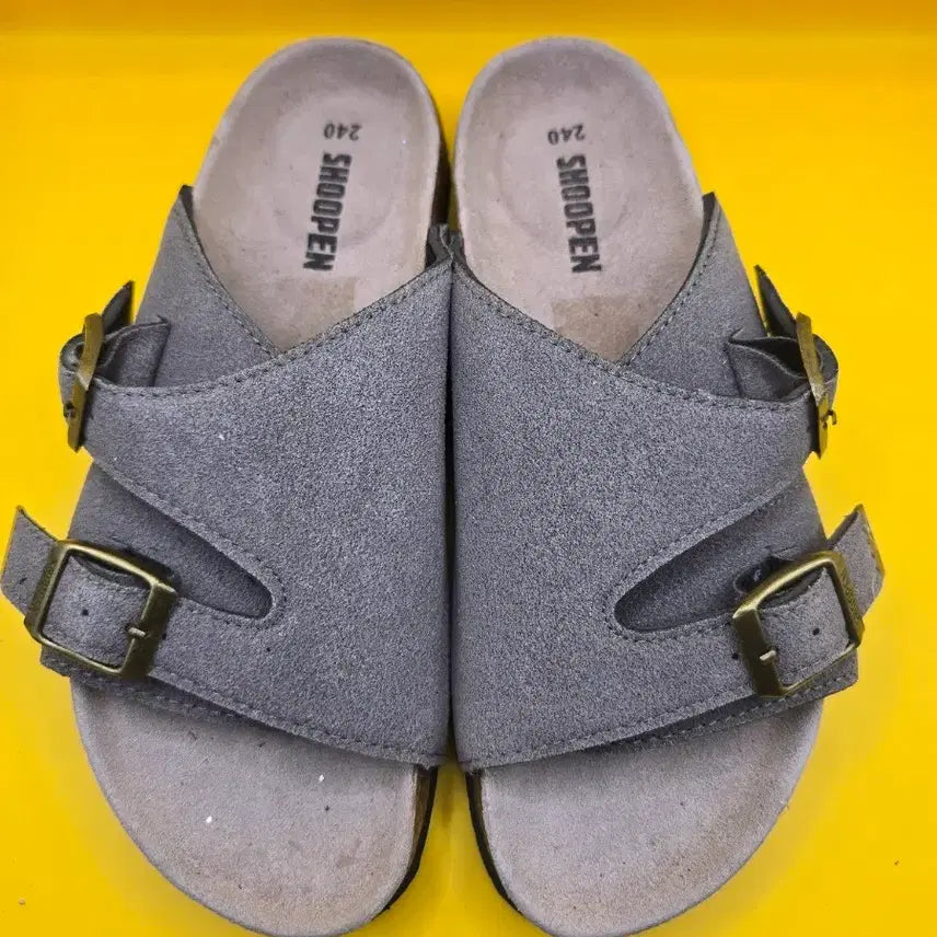 [BUNJANG] Shoopen Buckle Slippers (Unisex) / 슈펜 버클 슬리퍼 240(남녀공용)