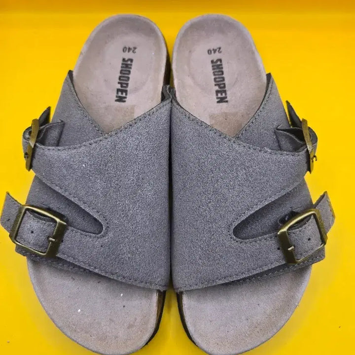 [BUNJANG] Shoopen Buckle Slippers (Unisex) / 슈펜 버클 슬리퍼 240(남녀공용)