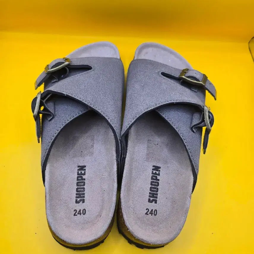 [BUNJANG] Shoopen Buckle Slippers (Unisex) / 슈펜 버클 슬리퍼 240(남녀공용)