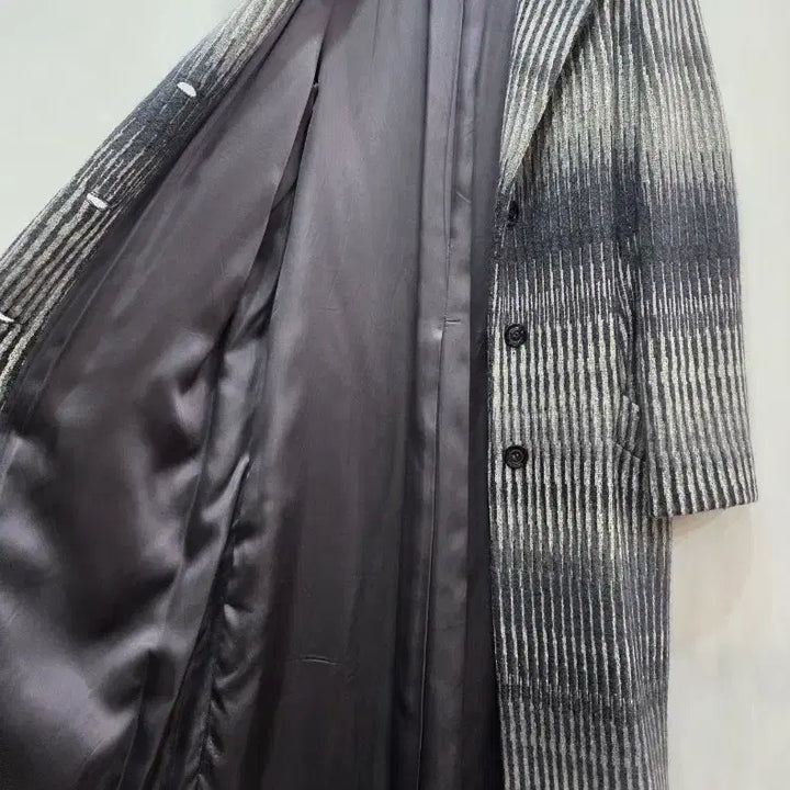 [BUNJANG] M Missoni Striped Long Coat / (정품)미쏘니 스트라이프 롱 코트