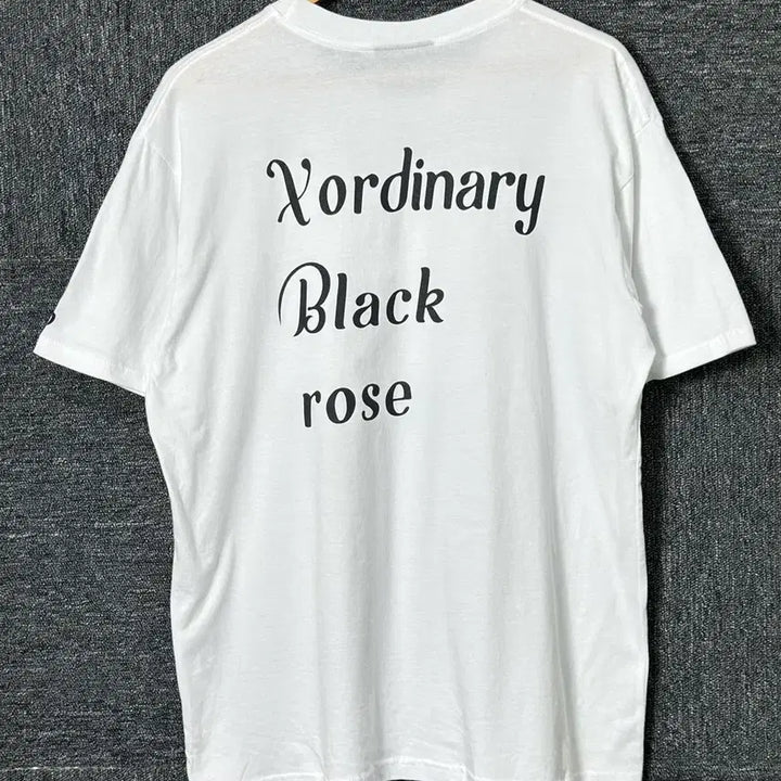 [BUNJANG] X:ORDINARY Black Rose T-Shirt / X:ORDINARY Black rose 티셔츠 50