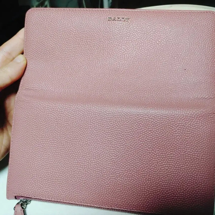 [BUNJANG] Bally Caviar Leather Zip Wallet / 발리 2단 장지갑 지퍼디테일 현금지갑