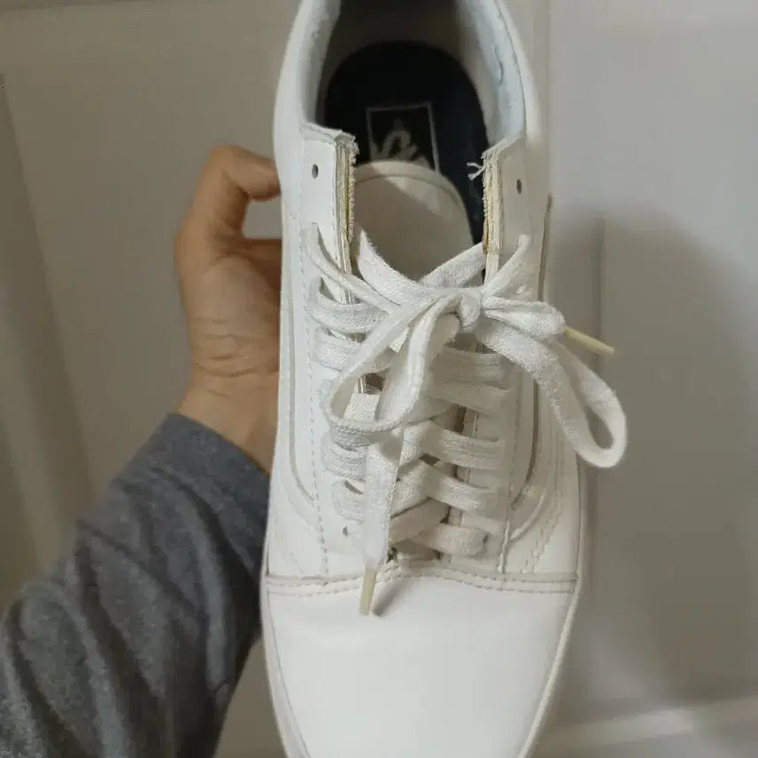 [BUNJANG] Vans Authentic Leather Blanc 275 Sneakers / 반스 어센틱 레더 블랑 275