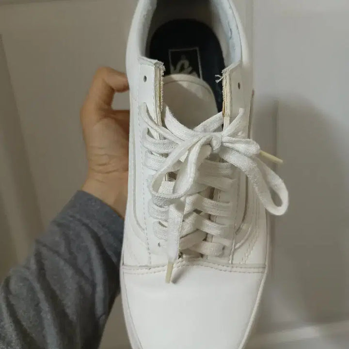 [BUNJANG] Vans Authentic Leather Blanc 275 Sneakers / 반스 어센틱 레더 블랑 275