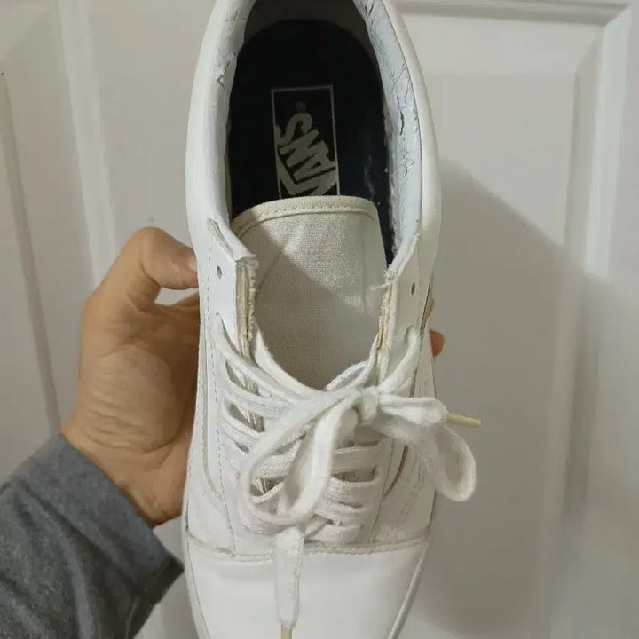 [BUNJANG] Vans Authentic Leather Blanc 275 Sneakers / 반스 어센틱 레더 블랑 275