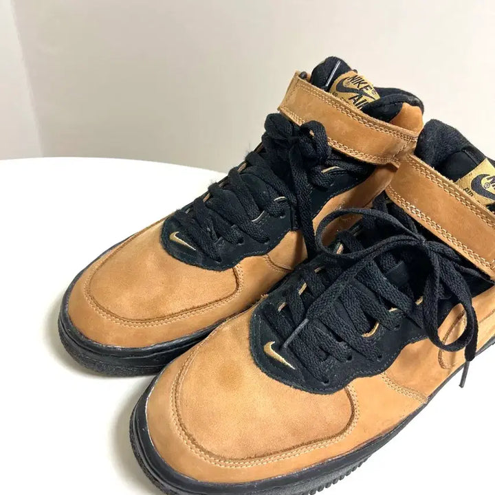[BUNJANG] Nike Air Force 1 Mid Black/Gum Sneakers / [280] 나이키 에어 포스 원 미드 된검창