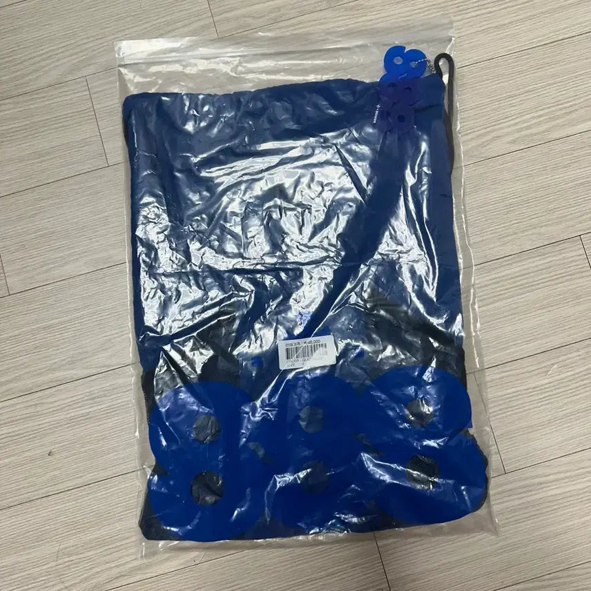 [BUNJANG] Silica Gel x Beaker SSS Mesh Pocket Gym Sack Blue / 실리카겔 x 비이커 SSS 메쉬 포켓 짐색 블루