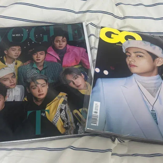 [BUNJANG] BTS Vogue &amp; GQ Magazine / BTS 잡지 (보그 : 단체, GQ : v태형)
