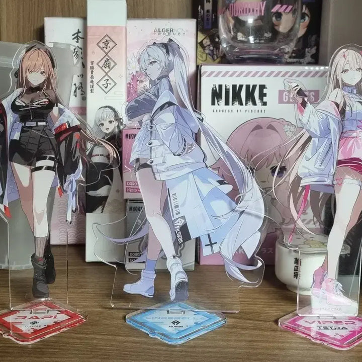 [BUNJANG] NIKKE Rapi, Cinderella, Viper Acrylic Stand Bundle / 니케 라피/신데렐라/바이퍼 아크릴 스탠드