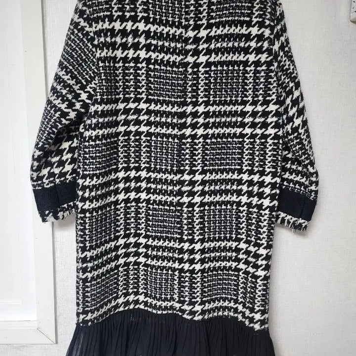 [BUNJANG] Houndstooth Check Tweed Dress / 하운드투스 체크 트위드 원피스