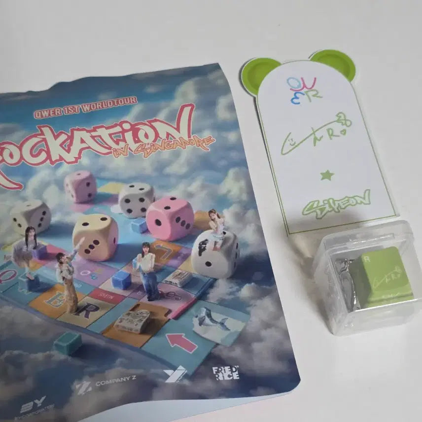 [SOLD OUT] QWER 월드투어 싱가포르 MD 키캡 시연 수량 1개