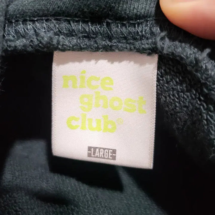 [BUNJANG] Nice Ghost Club Gummy Bear Logo Hoodie Green (L) / 나이스고스트클럽 구미 베어 로고 후드티 그린 (L)