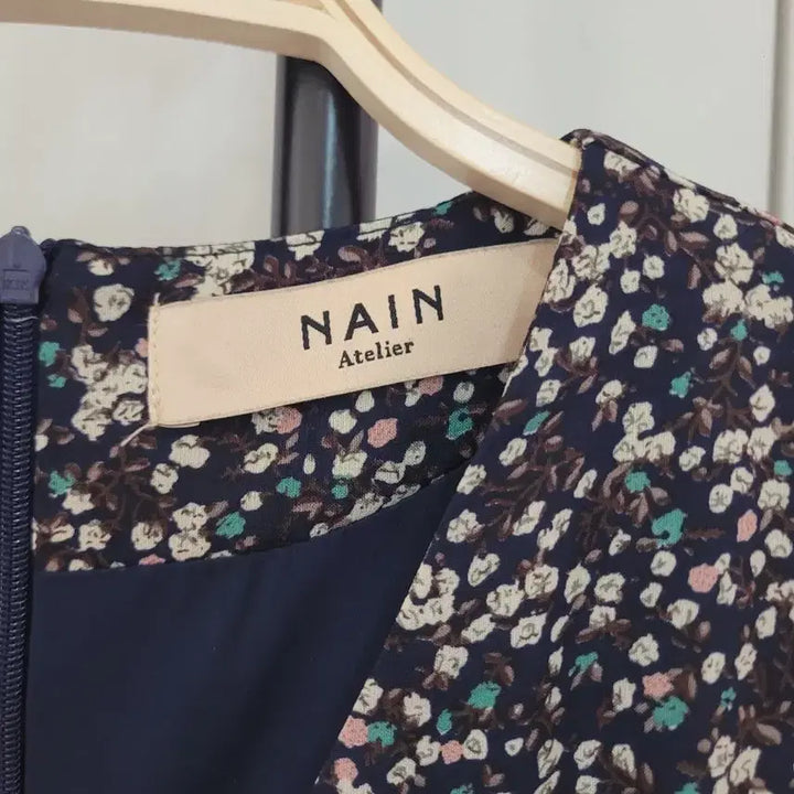 [BUNJANG] NINE ATELIER Floral Shirred Long Dress (Size S) / 나인 아틀리에 플라워 셔링 롱원피스 S사이즈