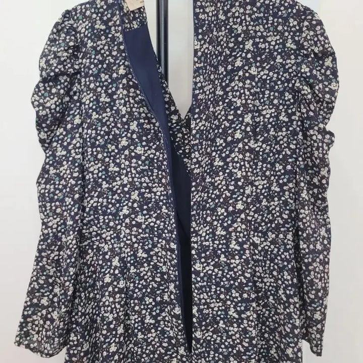 [BUNJANG] NINE ATELIER Floral Shirred Long Dress (Size S) / 나인 아틀리에 플라워 셔링 롱원피스 S사이즈