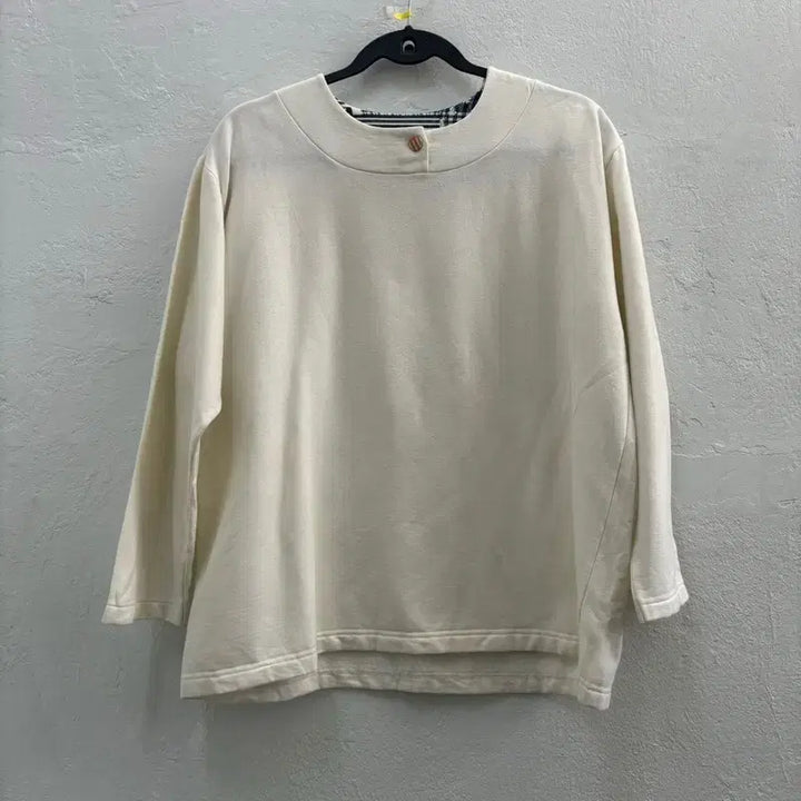 [BUNJANG] J5665 Cream Long Sleeve T-Shirt / 긴팔 티 여 J5665