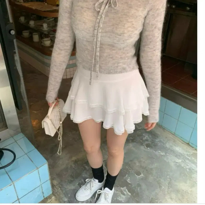 [BUNJANG] Sober Shop Petal Lace Skirt / 소버샵 petal lace skirt 사이즈교환