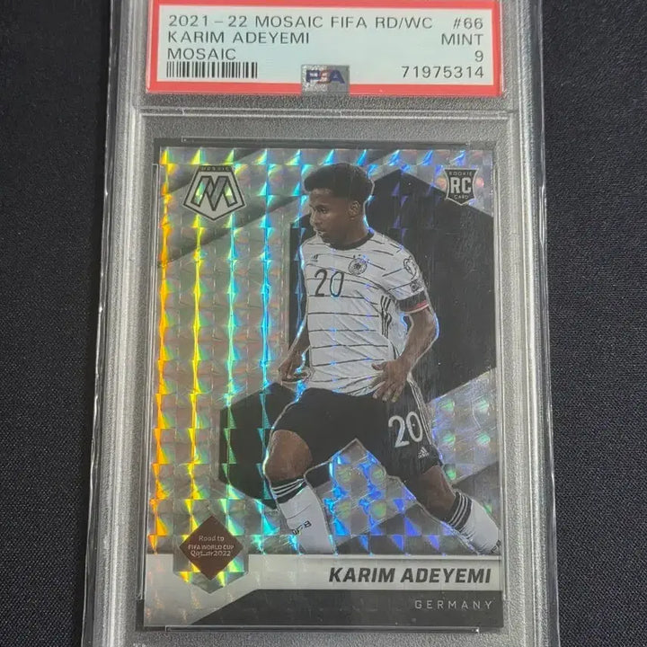 [BUNJANG] Mosaic Karim Adeyemi PSA9 Sports Card / [스포츠 카드]2021-22 모자이크 카림 아데예미 PSA9