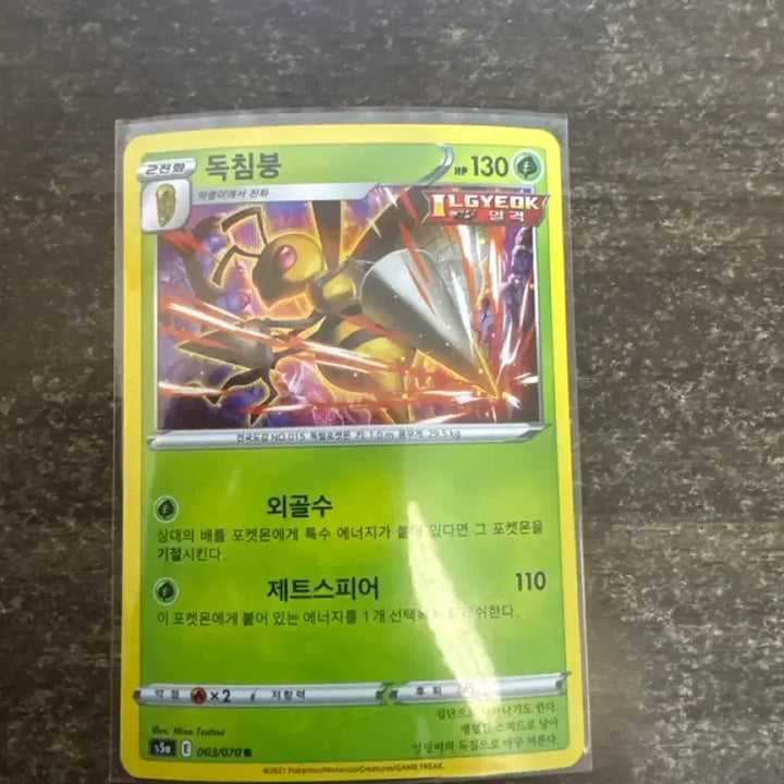 [SOLD OUT] 포켓몬카드 - 독침붕 R