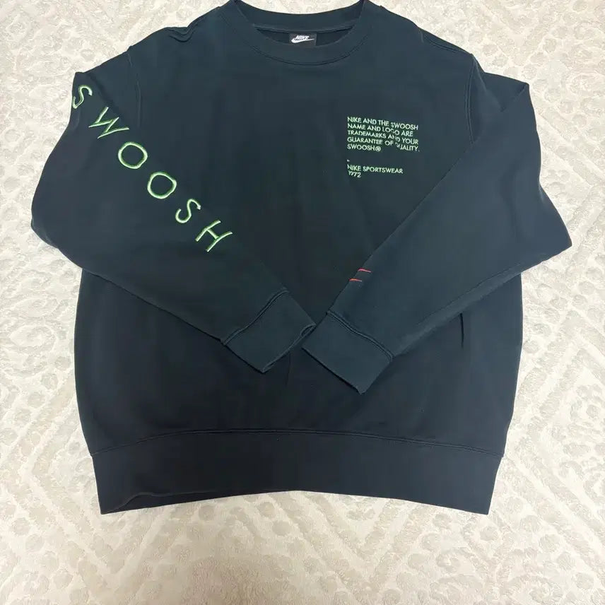 [BUNJANG] Nike Double Swoosh Sweatshirt / [정품] 나이키 더블스우시 맨투맨