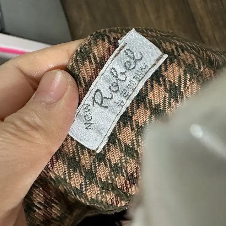 [BUNJANG] Brown Check Pattern Wool Pants / 브라운 체크 패턴 바지 30-31사이즈