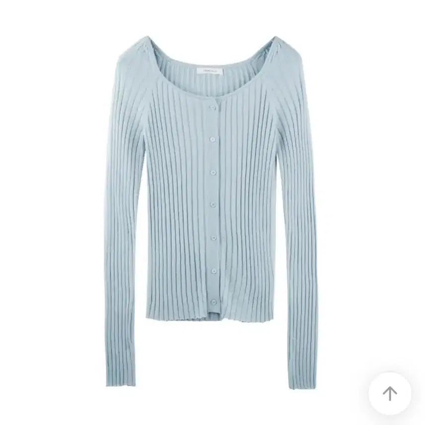 [BUNJANG] Nearwear Square Neck Ribbed Cardigan / 에이블리 니어웨어 스퀘어넥 골지 가디건 새제품