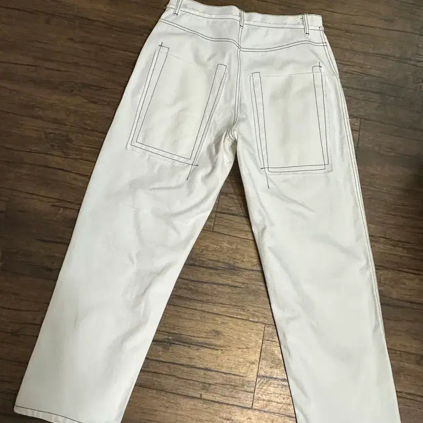 [BUNJANG] Typing Mistake White Denim Pants / typing mistake 화이트 데님 팬츠 L사이즈