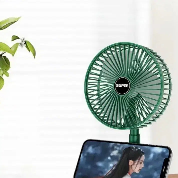 [BUNJANG] Umbrella and Mini Desk Fan Bundle / [ 초초초 특가행사 ] 우산겸 양산 + 탁상용 미니선풍기 (한정수량)
