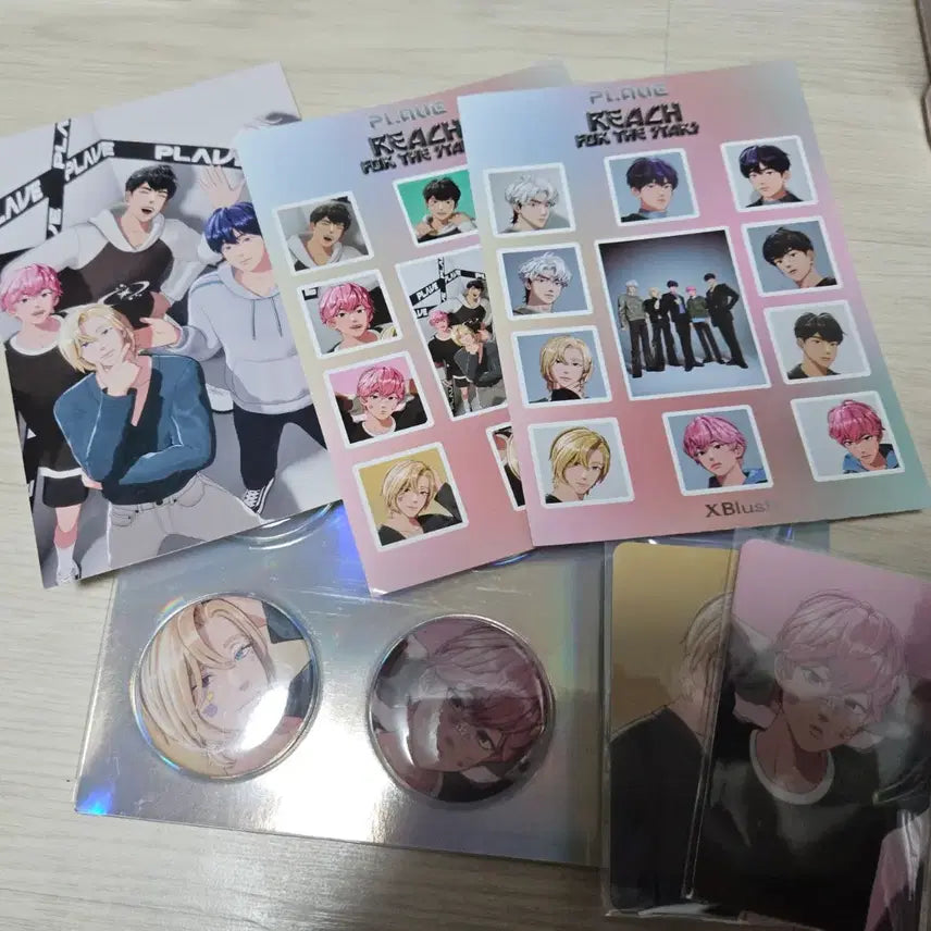 [SOLD OUT] 플레이브 xblush 스티커 포카 뱃지