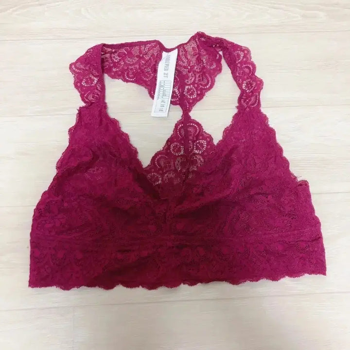 [BUNJANG] Forever 21 Lace Bralette / 포에버21 와인 레이스 브라렛