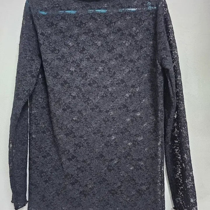 [BUNJANG] Black Lace Blouse Shirt / 반목 레이스 이너 블라우스 셔츠 55,66프리 블랙