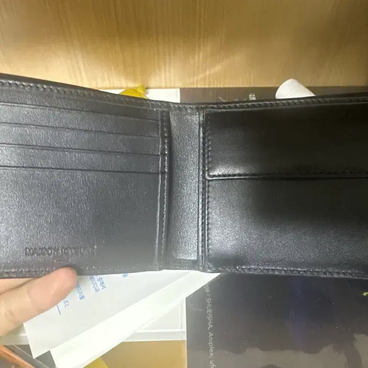 [BUNJANG] Maison Kitsune Tricolor Fox Bifold Wallet / 메종키츠네 트라이컬러 폭스 반지갑 블랙