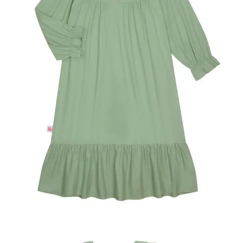 [BUNJANG] Ullala Pajama Sienna Long Sleeve Dress / 울랄라파자마 시에나 긴팔 원피스 민트