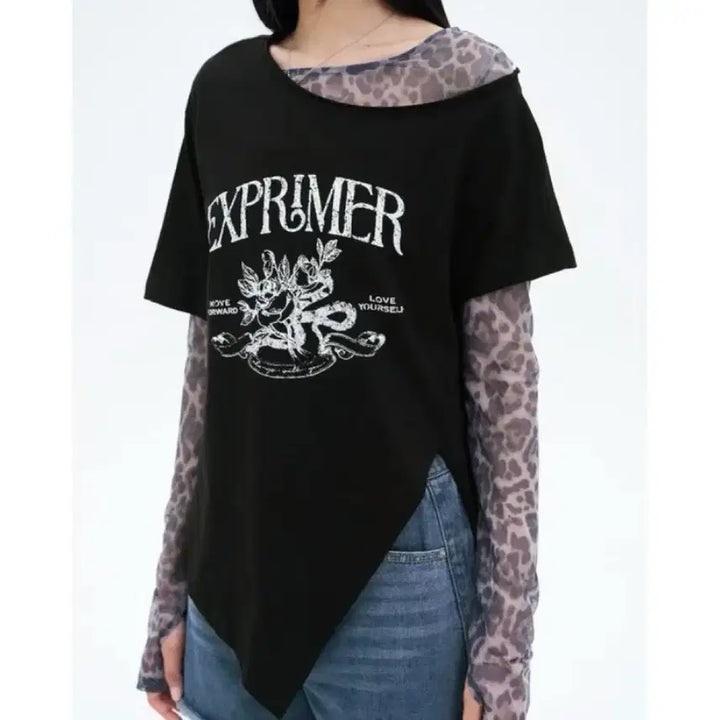 [BUNJANG] 8 Seconds Half Off-Shoulder T-shirt / 에잇세컨즈 하프 오프숄더 반팔티