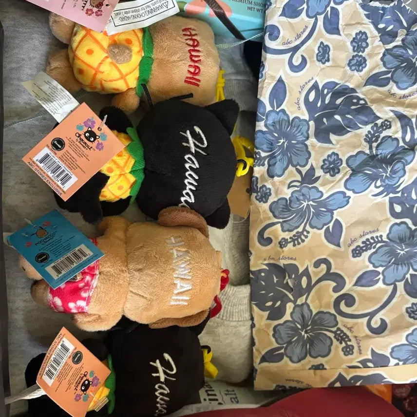 [BUNJANG] ABC Hawaii Exclusive Tan Kitty, Pochacco, Chococat Keyring / 하와이 태닝키티 포차코 초코캣 키링 abc 정품