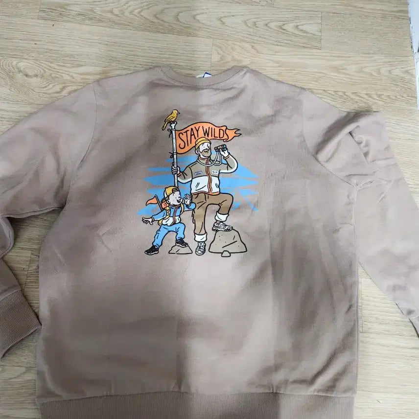 [BUNJANG] Fila Long Sleeve Beige T-shirt / 휠라새상품티