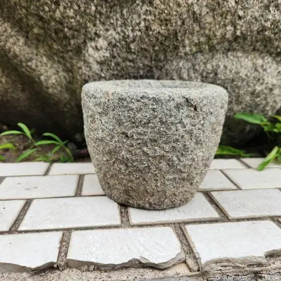 [BUNJANG] Antique Stone Mortar / 명품 약돌절구