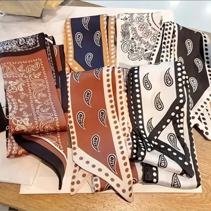 [BUNJANG] Paisley Pattern Scarf Set / 페이즐리 패턴 스카프세트(새상품)