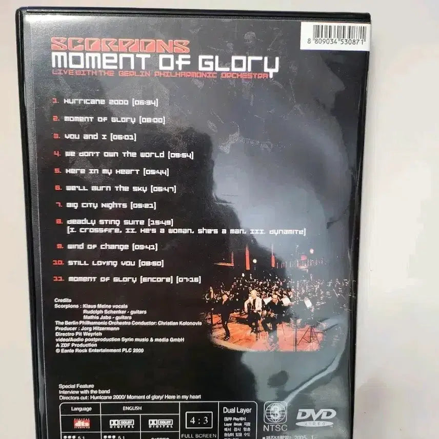 [BUNJANG] Scorpions Moment of Glory DVD / 스콜피온스.DVD