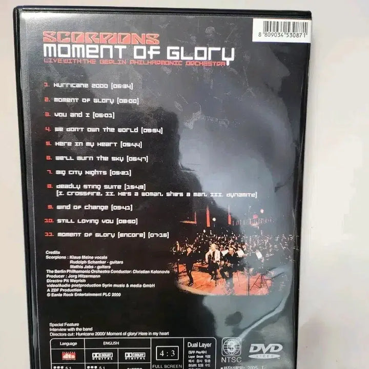 [BUNJANG] Scorpions Moment of Glory DVD / 스콜피온스.DVD