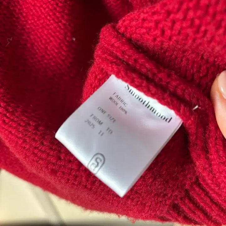 [BUNJANG] Smoothmood Shetland Wool Cowichan Cardigan / Smoothmood 스무드무드 셔틀랜드 울 코위찬 가디건 레드