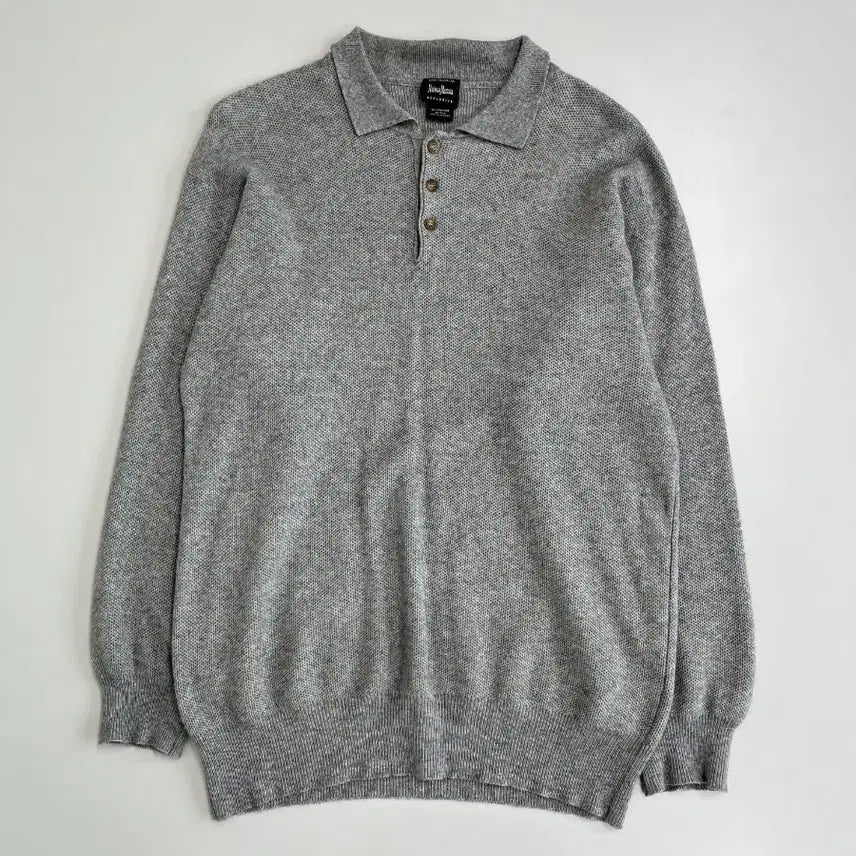 [SOLD OUT] [정품] 니만마커스 캐시미어 실크 혼방 카라 니트