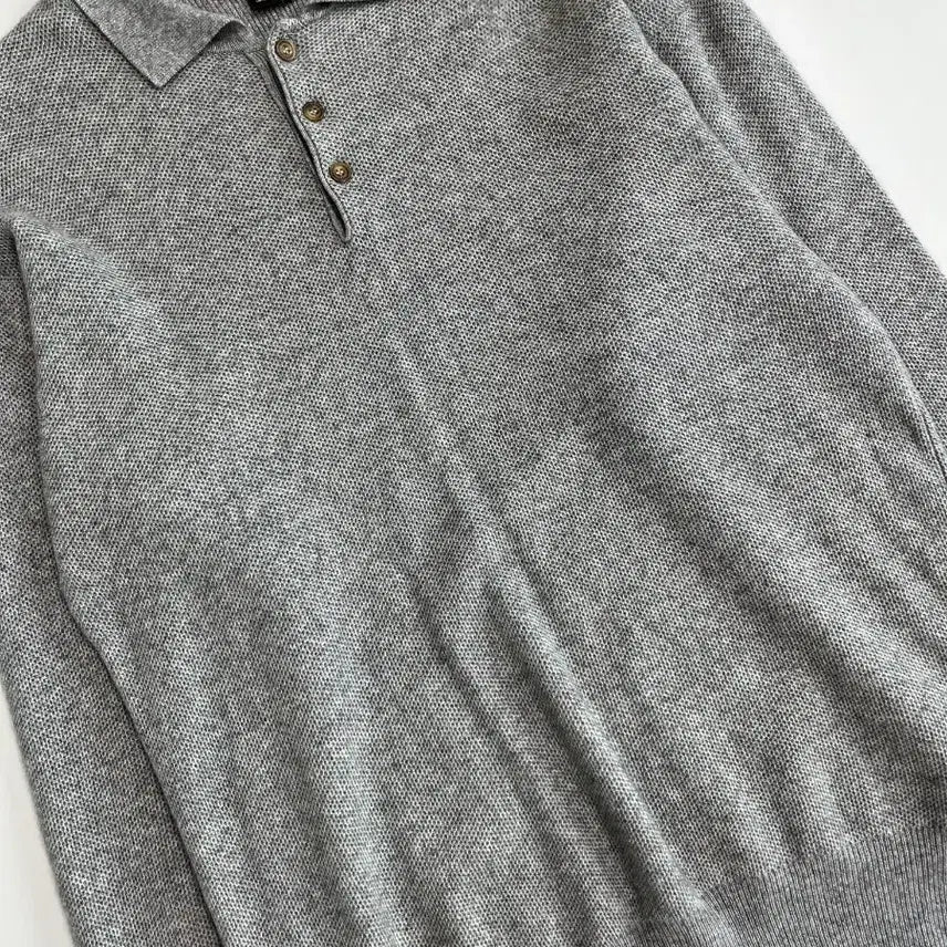 [SOLD OUT] [정품] 니만마커스 캐시미어 실크 혼방 카라 니트