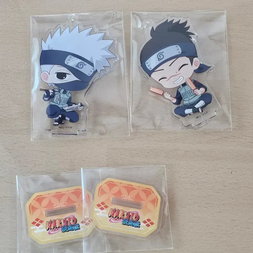 [BUNJANG] Naruto Kakashi &amp; Iruka SD Acrylic Stand / 나루토 카카시 이루카 식사 sd 아크릴 스탠드 (잠시 할인)