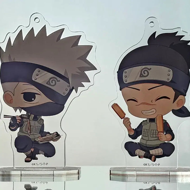 [BUNJANG] Naruto Kakashi &amp; Iruka SD Acrylic Stand / 나루토 카카시 이루카 식사 sd 아크릴 스탠드 (잠시 할인)
