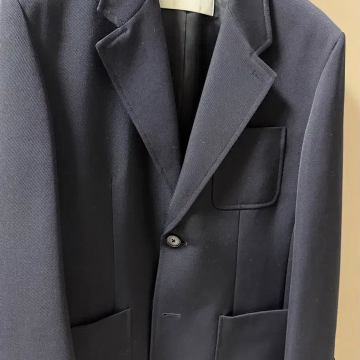 [BUNJANG] Dunst Oversized Wool Jacket (Navy) - Size M / 던스트 오버사이즈 울자켓 (네이비)