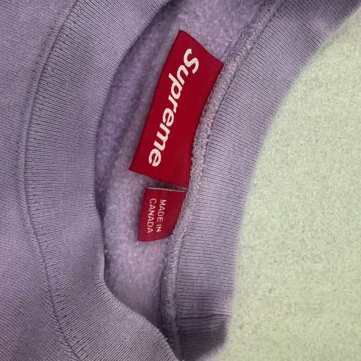 [BUNJANG] Supreme Lavender Sweatshirt / 슈프림 라벤더 맨투맨